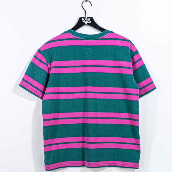 GAP Striped Pocket T-Shirt Surf Skate Medium Y2K Streetwear Grunge Beach - Picture 2 of 7